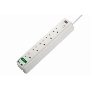 The APC PM5U-UK is a top-notch surge protector power strip that safeguards your electronic equipment from power surges, spikes, and voltage fluctuations.