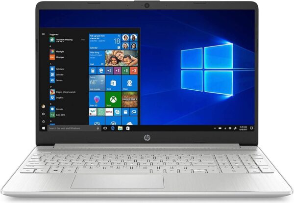 2022 Newest HP 15.6 HD Laptop Computer 11th Gen Intel Quad Core i3 1125G4Up to 3.7GHz Beat i5 10210U 12GB RAM 256GB PCIe SSD Webcam Bluetooth Wi Fi HDMI USB C Windows 11 S SilverJVQ MP 6