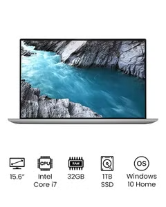 XPS 15 9510 Performance Ultrabook With 15.6 Inch UHD+ Display, Intel Core i7-11800H,32 GB RAM, 1TB SSD, NVIDIA GeForce RTX 3050Ti 4GB Graphics, Win 10 Home,International Version English,Arabic Silver