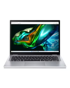 Acer Aspire 3 Spin 14 Convertible Notebook With 14-Inch Display, Intel N100 Quad Core Processor,4GB LPDDR5 RAM,128GB SSD,Intel UHD Graphics,Windows 11 English,Arabic Pure Silver