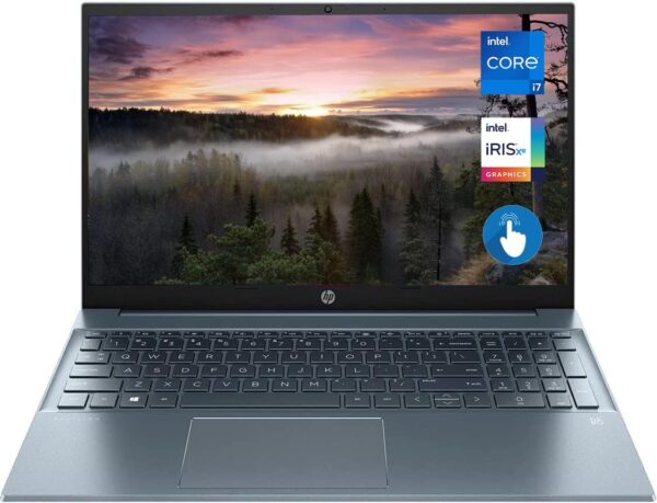 HP Newest Pavilion Laptop 15.6 Full HD Touchscreen Intel Core i7 1255U Processor 32GB RAM 1TB SSD Backlit Keyboard Wi Fi 6 HDMI Webcam Windows 11 Home Blue