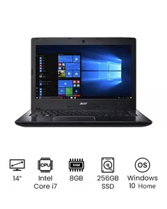 Acer TravelMate P2 Laptop With 14-Inch HD Display, Core i7 Processor,8GB RAM,256GB SSD,Intel HD Graphics 520,Windows 10 Home International Version Black
