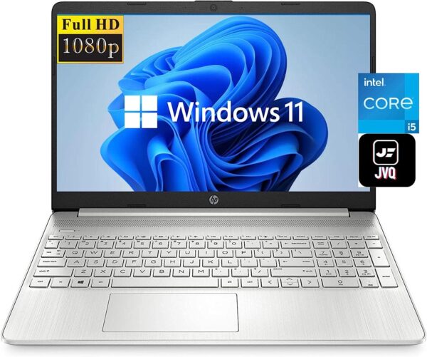 2022 Newest HP 15.6 FHD 1080P IPS Display Laptop Computer 11th Gen Intel Quad Core i5 1135G7Up to 4.2GHz 16GB RAM 1TB PCIe SSD Webcam Bluetooth Wi Fi HDMI Windows 11 Silver 1