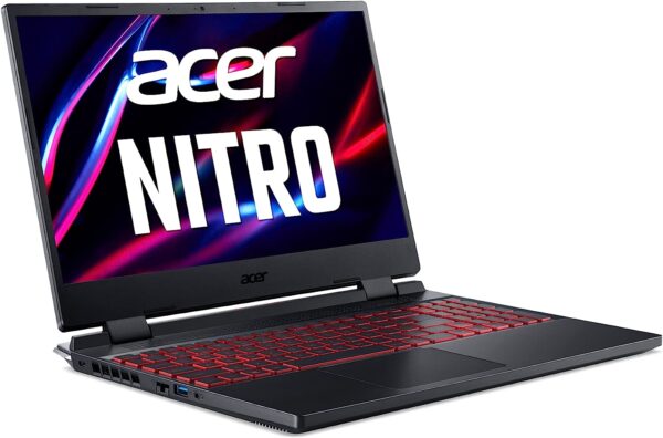 Acer Nitro 5 AN515 Gaming Notebook 12th Gen Intel Core i7 12700H 14 Cores Upto 4.70GHz 16GB 512GB SSD 4GB NVIDIA®GeForce®RTX 3050 15.6 FHD IPS 144Hz Win 11 Home Killer WiFi 6 Obsidian Black 2