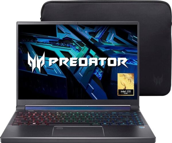Acer Predator Triton 300 SE 14 inch WUXGA 165Hz 512GB SSD i7 12700H Gaming Laptop 16GB RAM GeForce RTX 3060 Backlit Keyboard Windows 11 Home Titanium Gray PT314 52s 747P 2022 Model 0