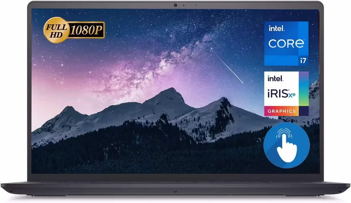 Dell Inspiron 15 3000 Series 3520 Laptop, 15.6" FHD Touchscreen, 12th Gen Intel Core i7-1255U, 32GB RAM, 1TB PCIe SSD, Webcam, HDMI, Wi-Fi 6, Windows 11 Home, Black 1 Dell Inspiron 15 3000 Series 3520 Laptop, 15.6" FHD Touchscreen, 12th Gen Intel Core i7-1255U, 32GB RAM, 1TB PCIe SSD, Webcam, HDMI, Wi-Fi 6, Windows 11 Home, Black