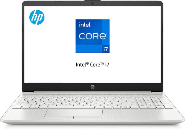 HP 15 dw3145ne Laptop 15.6 FHD 11th Generation Intel® Core™ i7 processor 16GB RAM 512GB SSDIntel® Iris® Xᵉ Graphicsᵉ Windows 11 Ar En KB Natural silver 593B1EA 0