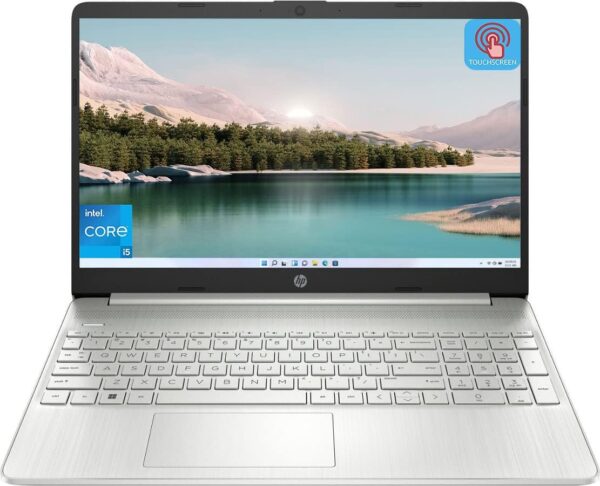 HP 15.6 Touchscreen Laptop 11th Gen Intel Core i5 1135G7 Processor 16GB RAM 512GB SSD 15.6 HD Touch Display Intel Iris Xe Graphics Wi Fi Webcam Windows 11 Home in S Mode Natural Silver 0