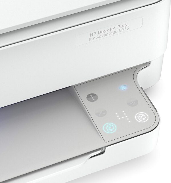HP DeskJet Plus Ink Advantage 6075 Printer All in One Wireless Print Copy Scan Inkjet Printer 5SE22C 3