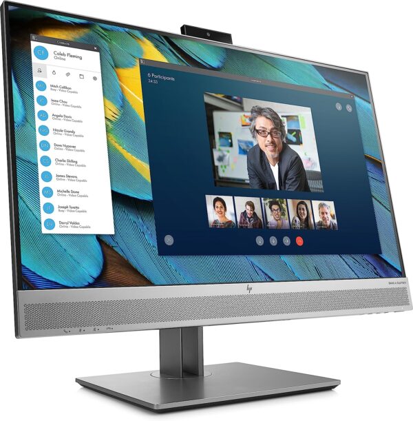 HP EliteDisplay 23.8 Inch Screen LED Lit Monitor Black Silver 1FH48AAABA 1