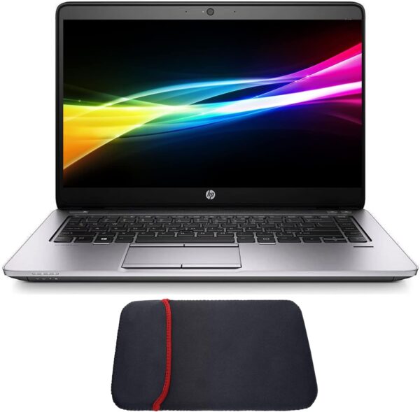 HP Elitebook 840 G3 Fhd Laptop Notebook Intel I5 6300U 2.4Ghz Processor 8Gb Ddr4 Ram 256 Gb M.2 Ssd Wifi Bluetooth Webcam Wireless Mouse Sleeve Windows 10 Professional Renewed 0