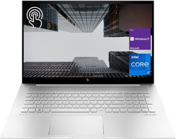 HP Envy 17t ch100 Laptop With 17.3 Full HD Touch Display Intel Core i7 1195G7 Processor 16GB RAM 512GB SSD Intel Iris Xe Graphics Windows 11 Home English Silver 0