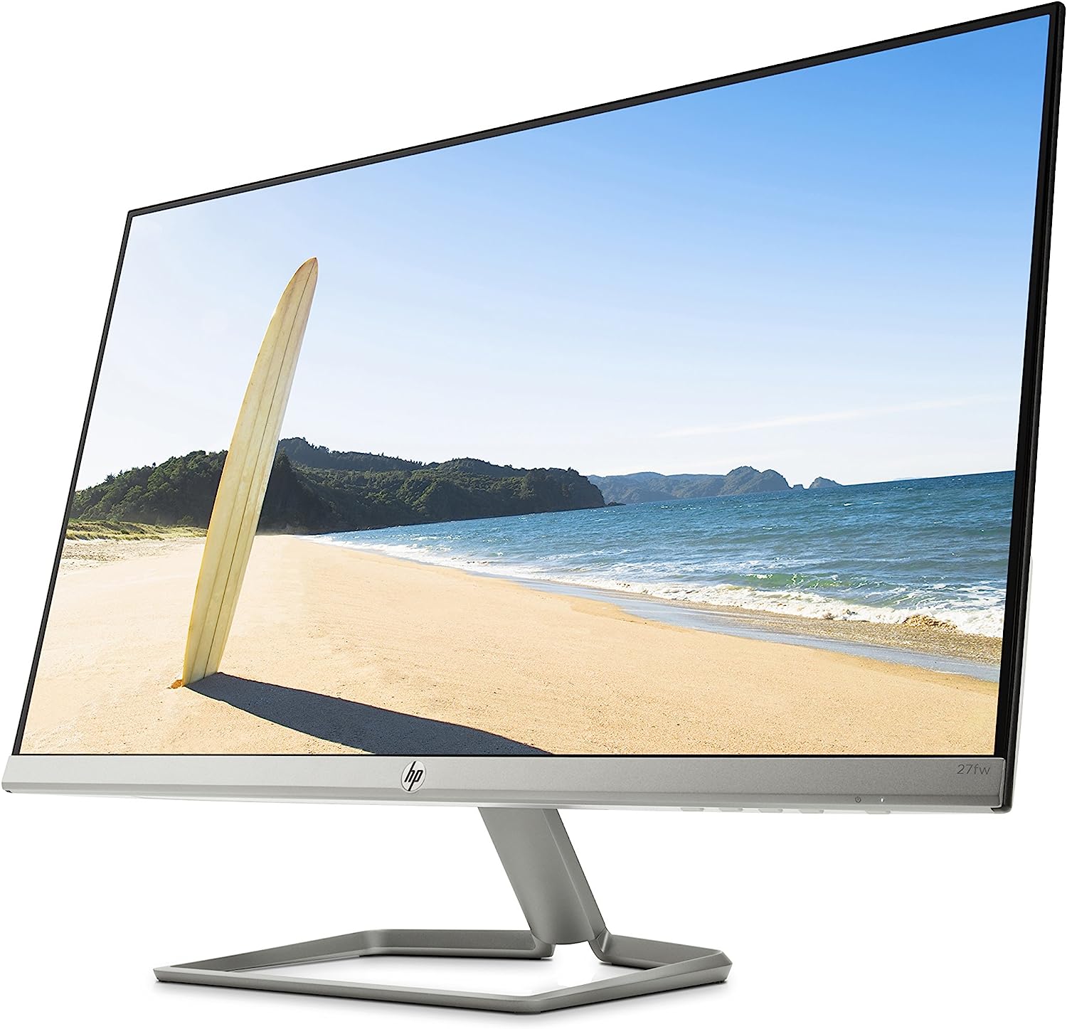 HP Monitor 27fw, 27 inch Full HD Display, IPS, Backlit, VGA, HDMI