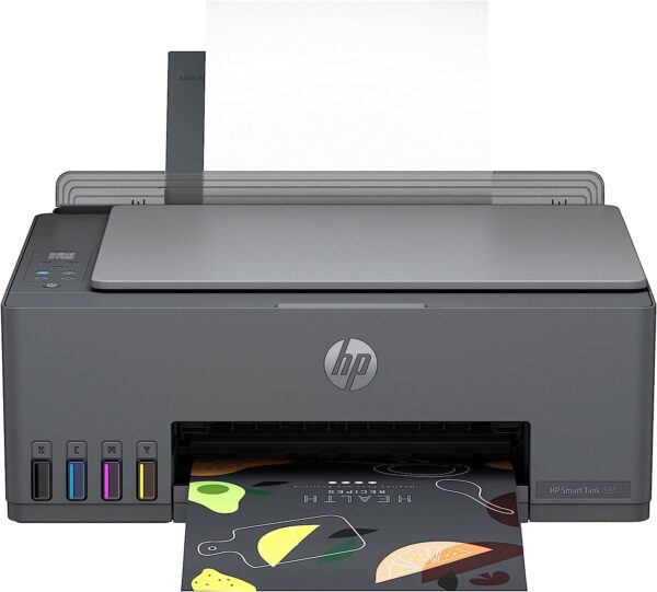 HP Smart Tank 581 Wireless All In One Printer Print Scan Copy Print up to 6000 black or 6000 color pages Grey 4A8D4A 6