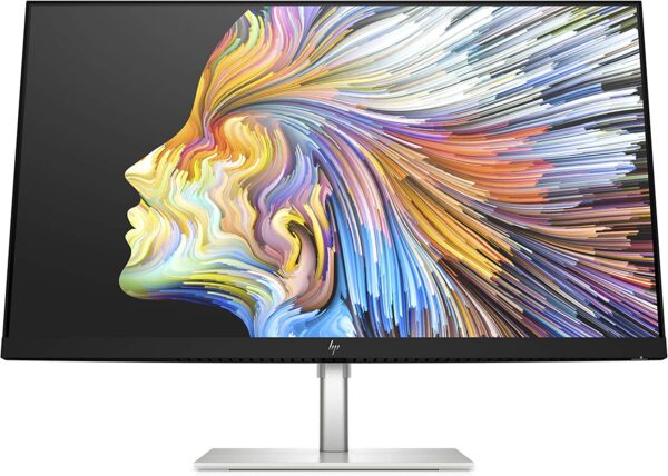 HP U28 4K HDR Computer Monitor for Content Creators with IPS Panel HDR and USB C Port Wide Screen 28 inch with Factory Color Calibration and 65w Laptop Docking 1Z978AA 0