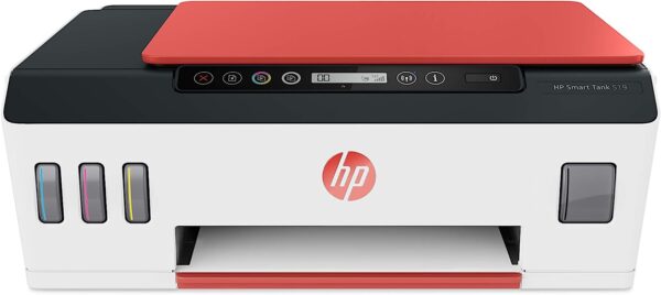 Hp 3Yw73A Smart Tank 519 Wireless Print Scan Copy All In One Printer Red White 0