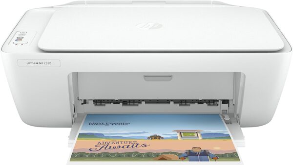 Hp Deskjet 2320 All In One Printer USb Plug And Print Scan And Copy White 7Wn42B 0
