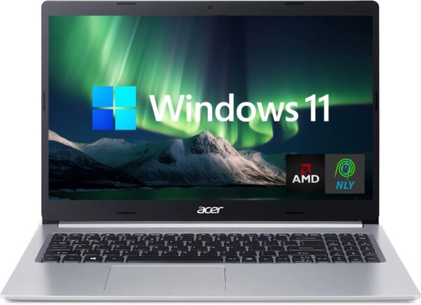 acer 15.6 Aspire 5 Slim Laptop with Backlit Keyboard AMD Ryzen 5 5500U Hexa Core Processor Full HD IPS Display AMD Radeon Graphics WiFi 6 NLY MP Windows 11 Home 24GB RAM 1TB SSD 0