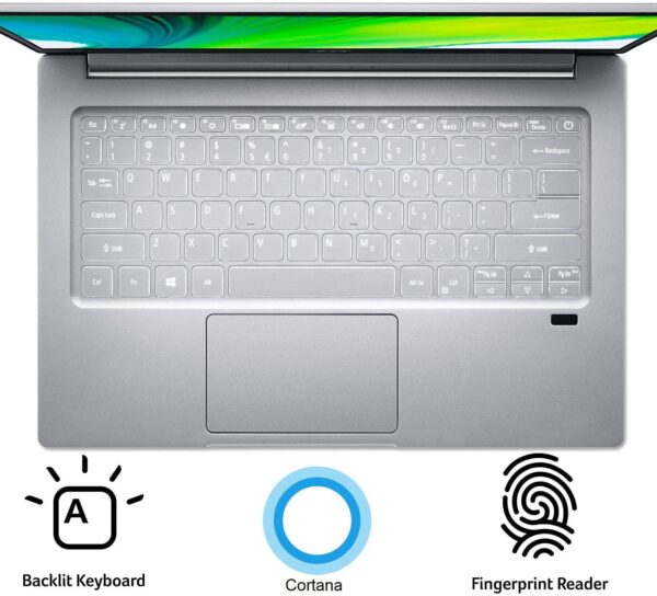 Acer 2022 Swift 3 Thin Light Business Laptop 14 FHD IPS Display Intel Core Evo i7 1165G7 Up to 4.7Ghz 8GB RAM 512GB SSD Intel Iris Xe Graphics Fingerprint Reader Backlit Keyboard Win10 3