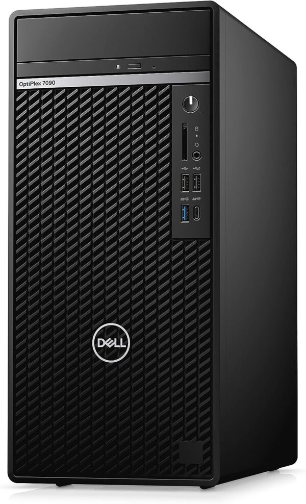 Dell 2022 Newest OptiPlex 7090 Business Tower Desktop Intel Octa Core i7 11700 Up to 4.9GHz 32GB DDR4 RAM 1TB PCIe SSD 1TB HDD DVDRW WiFi Adapter Ethernet Type C Windows 11 Pro 1