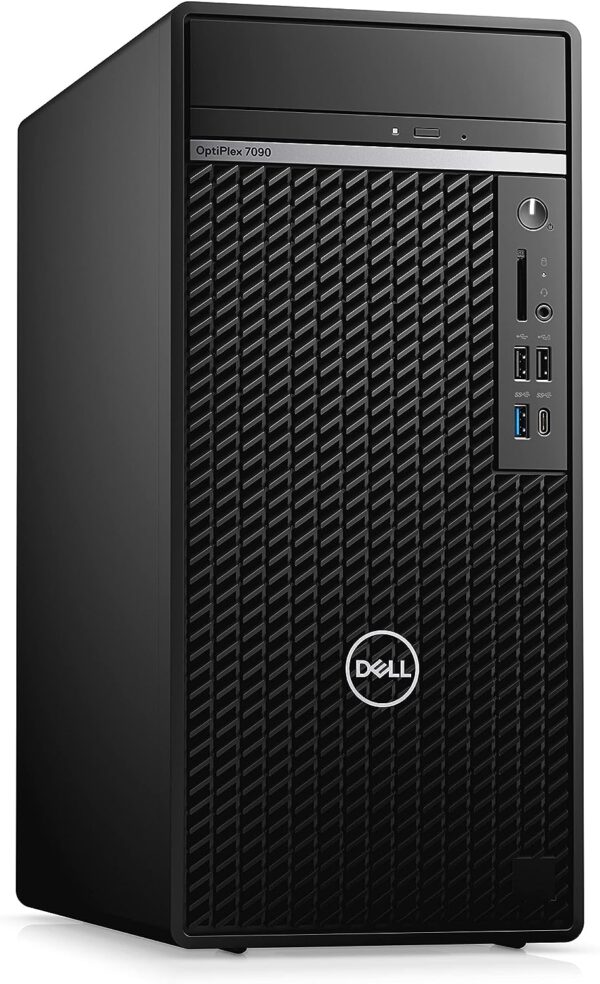 Dell 2022 Newest OptiPlex 7090 Business Tower Desktop Intel Octa Core i7 11700 Up to 4.9GHz 32GB DDR4 RAM 1TB PCIe SSD 1TB HDD DVDRW WiFi Adapter Ethernet Type C Windows 11 Pro 2