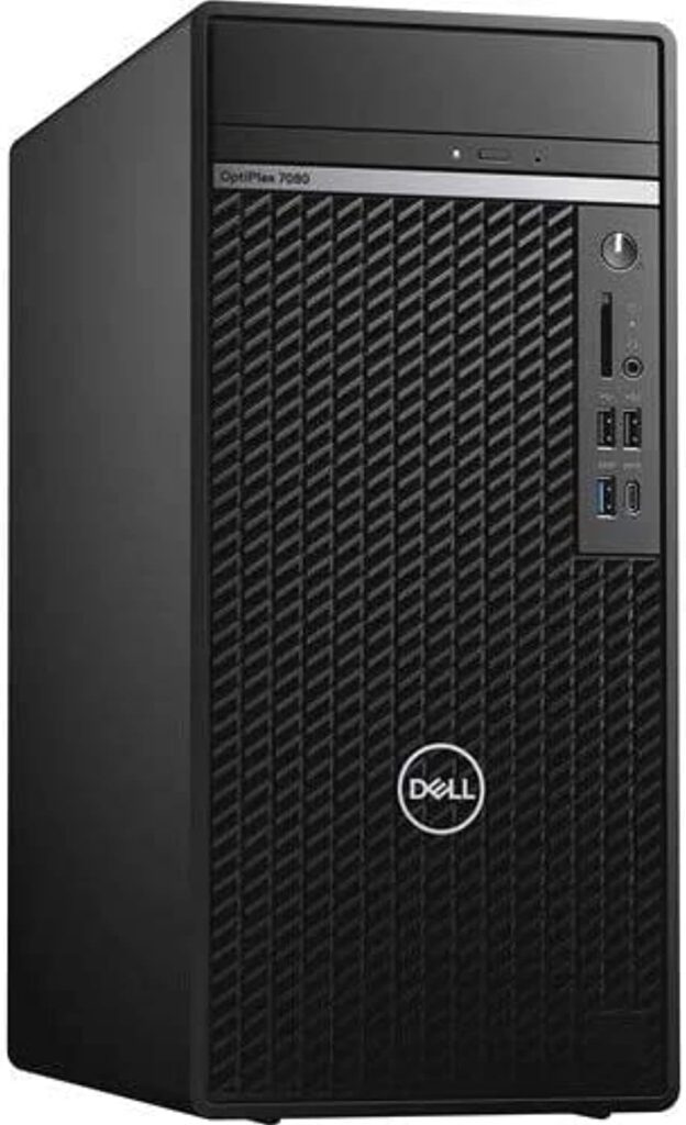 Dell Desktop PC Tower 7080, 10th Gen Intel Core i7 10700, 32GB DDR4, 1TB Hdd 480GB SSD, 4GB