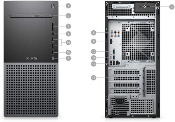 Dell XPS 8950 Desktop 2022 Core i7 1TB SSD 32GB RAM 12 Cores @ 4.9 GHz 12th Gen CPU Win 11 Home Renewed 2