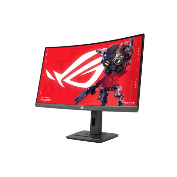 The ASUS XG27WCS ROG Strix is a powerful 27" WQHD curved gaming monitor designed to deliver ultra-smooth performance with its impressive 180Hz refresh rate and Fast VA panel.