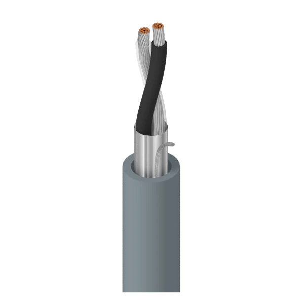 Belden 8762 is a Electronic, 2 Conductor 20AWG (7x28) Tinned Copper, PE Insulation, Overall Beldfoil® Shield, PVC Outer Jacket, CM, Suitable for Audio, Control, and Instrumentation Applications