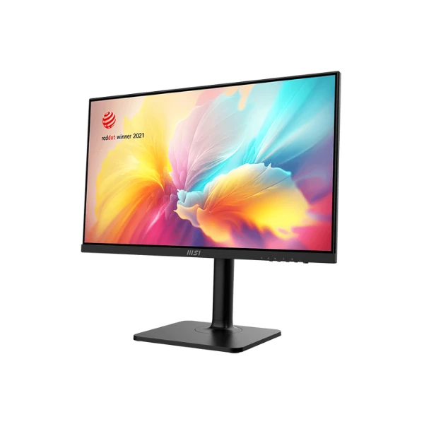 The MSI Modern MD2412P is a 24-inch Full HD monitor built for comfort, productivity, and versatility.
