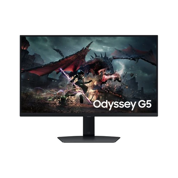 The Samsung Odyssey G5 32" Gaming Monitor (LS32DG500EUXEN) delivers an immersive gaming experience with its UW-QHD resolution (2560 × 1440), ultra-smooth 180Hz refresh rate, and 1ms response time.