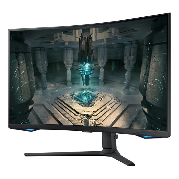 The Samsung Odyssey G65B,  32" curved (1000R) gaming monitor delivers a UW-QHD resolution (2560 × 1440), ultra-fast 240Hz refresh rate, and 1ms GTG response time
