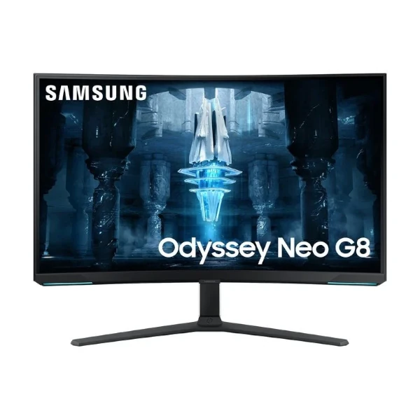 The Samsung Odyssey G85NB (G8 Neo) is a 32-inch curved 4K UHD gaming monitor designed for elite gamers who demand speed, clarity, and immersion.