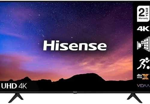 Hisense 4K UHD DLED Smart Television 43Inch (2023 Model) 43A61K